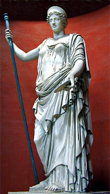 Juno. Roman Goddess of Marriage, Women and Childbirth