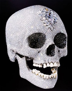 Artist, Damien Hirst's Diamond Skull
