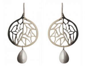 Dreamcatcher earrings - silver