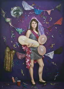 Artwork by Katrina Majkut, Limelight, Spotlight, G-Spot, Oil on canvas, 68x50 in., 2013